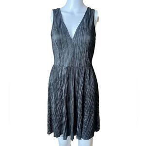 Divided Shimmering Black Mini Dress Size 8